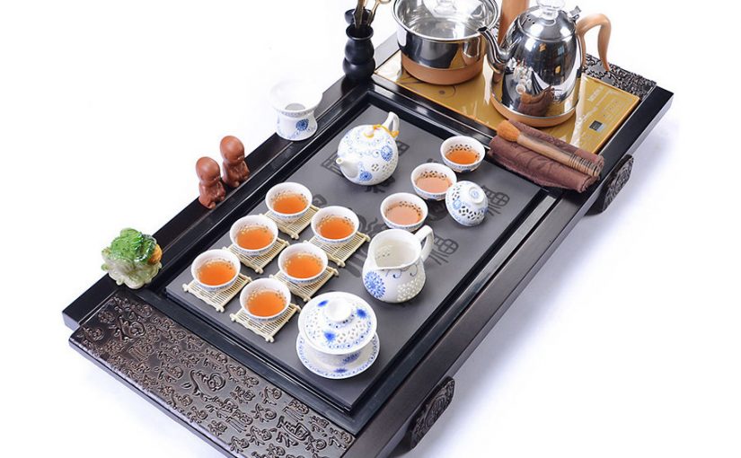 bàn trà điện mặt đá 03907