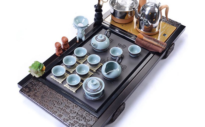 Bàn trà điện mặt đá 03908