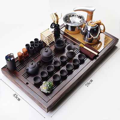 Bộ bàn trà điện thông minh đa năng giá rẻ gỗ Samu V4802
