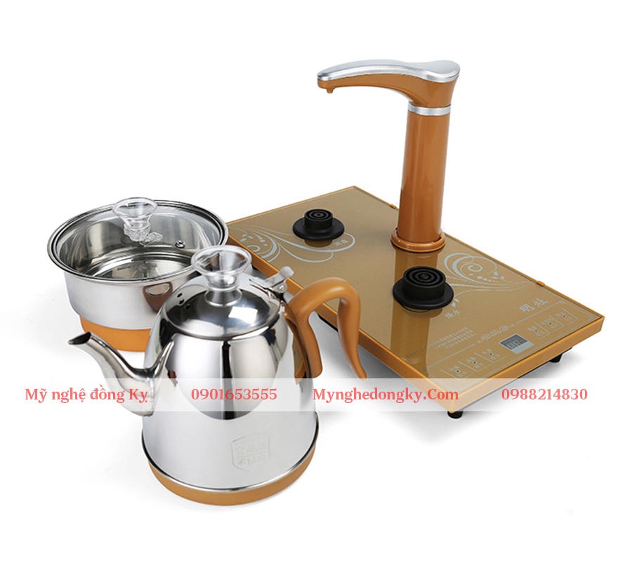 Ấm đun và nồi khử trùng của bộ bếp đun nước pha trà Inox 304